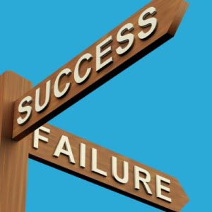 success failure signs